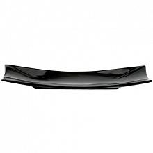 Тарелка прямоугольная 36см * 13,5см Киото Блэк/4/*