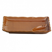 Тарелка с подсоусником 21см * 14,6см * 3см Киото Беж/6/