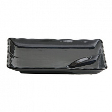 Тарелка с подсоусником 21см *14,6см *3см Киото Блэк/6/