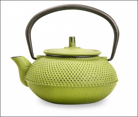 Чайник чугунный зеленый 550мл