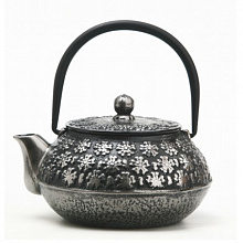 Чайник чугунный серебряный 650мл