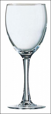 Бокал для вина 190 мл. d=60/70, h=165 мм красн. Принцесса /12/24/(J4161)