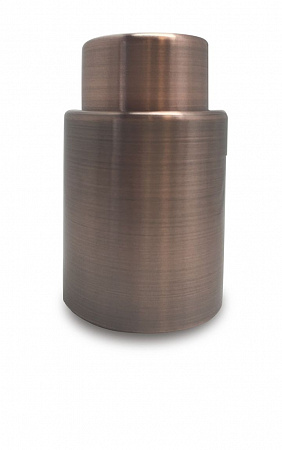 Пробка вакуумная нерж. 70 мм с покрыт. под медь /12/