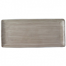 Тарелка прямоугольная, 28,5х16,5 см, песочная,