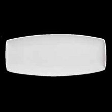 BISTRO CURVE WHITE - Rectangular platter 36,5x15,5 cm