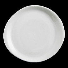 PEBBLE WHITE - Plate 31x28 cm