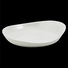 PEBBLE WHITE - Pasta Plate 27,5x24,5 cm