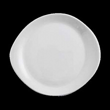 PEBBLE WHITE - Plate 25,5x21,5 cm