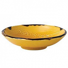 Салатник 12,4 см, 140 мл, горчичный, с колоском,