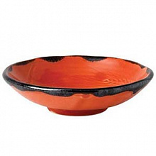 Салатник 15 см, 340 мл, коралловый, с колоском,