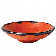 Салатник 12,4 см, 140 мл, коралловый, с колоском,