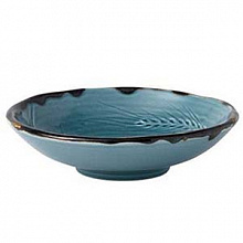 Салатник 12,4 см, 140 мл, синий, с колоском,