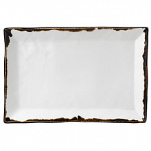 Тарелка прямоугольная 28,4х19,2 см, белая,