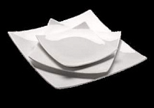 ZIEHER Vario Тарелка квадратная с приподнятыми краями 9 см, фарфор