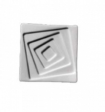 ZIEHER Twist Тарелка для оливкового масла, 12x12x2 см, фарфор