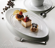 ZIEHER Ribbon Блюдо овальное 30,5x16x2 см, фарф.