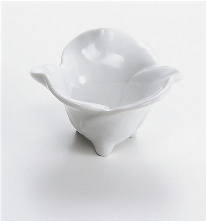ZIEHER J-Chef Емкость для соуса/комплимента 45 мл в форме цветка, 8,5х8х5,5 см, фарфор, цвет белый