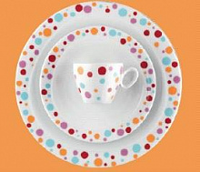 SELTMANN WEIDEN Trio Блюдце 17,5 см, для чашки 350 мл., фарфор, декор Dots