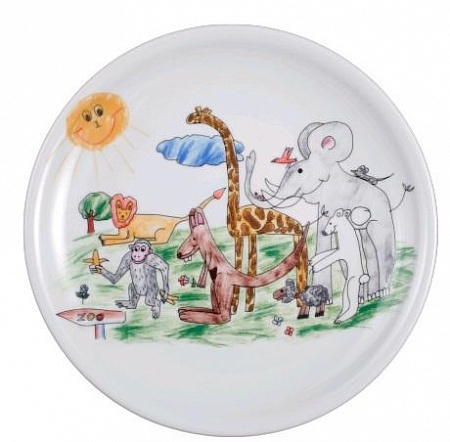 SELTMANN WEIDEN Compact "Zoo" Тарелка 25 см, фарфор, декор 21517