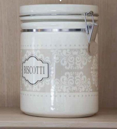 ANDREA FONTEBASSO DOLCE CASA  Банка с крышкой, d=13 см, h=19 см, керамика