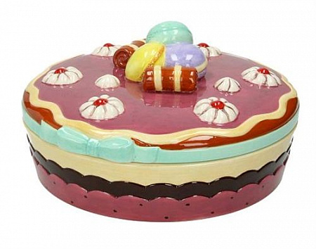 ANDREA FONTEBASSO DOLCE CA D.DECO Емкость с крышкой 21 см, керамика