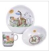 SELTMANN WEIDEN Compact "Zoo" Набор детский (кружка 250 мл., тарелка 20 см, миска 16 см), фарфор